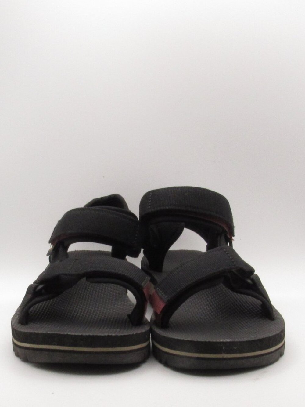 Teva Black & Red Universal Trail Strap Sandals Womens Size 7 1107709 Excel Cond - Picture 2 of 13